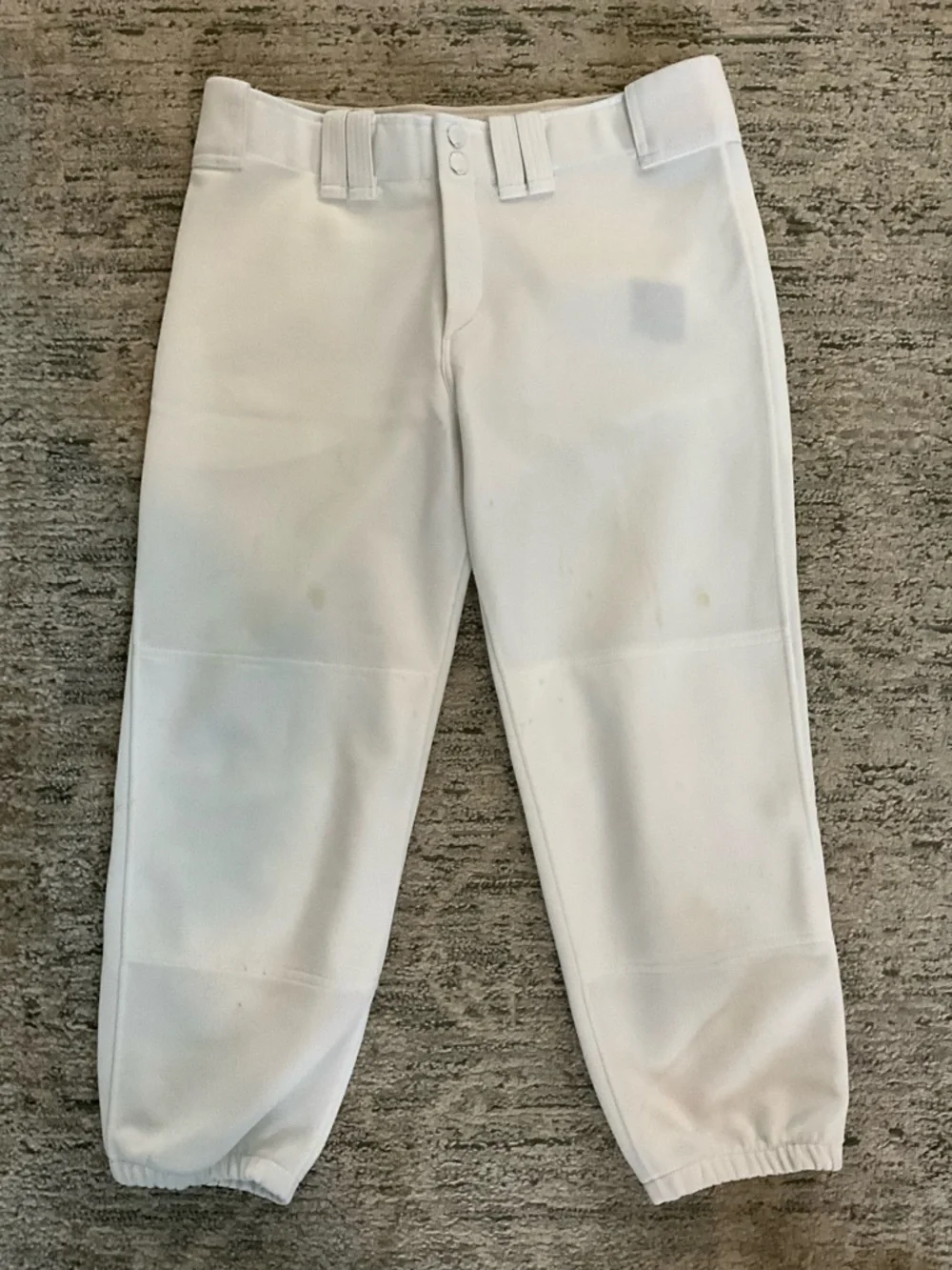 Mizuno Softball Pants Size M Gray Two Pair - Great for Practices